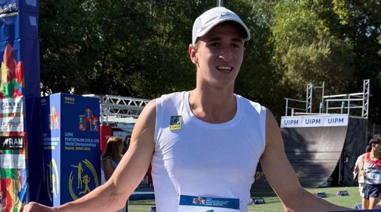 Белорус Аким Гнедчик стал чемпионом мира по пятиборью среди юниоров