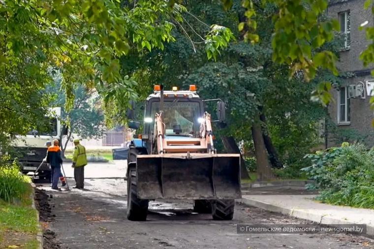 В Гомеле дворовую территорию на улице Ефремова приведут в порядок