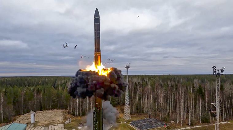 Россия провела учебный пуск межконтинентальной баллистической ракеты с космодрома Плесецк