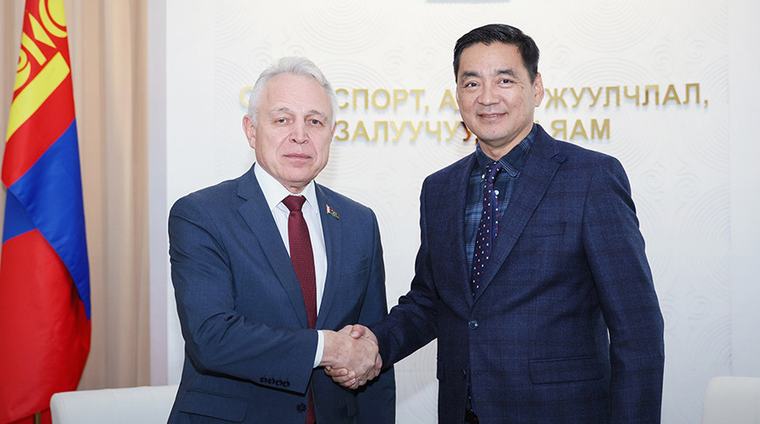 Беларусь и Монголия обменялись мнениями о перспективах отношений в сферах культуры и спорта