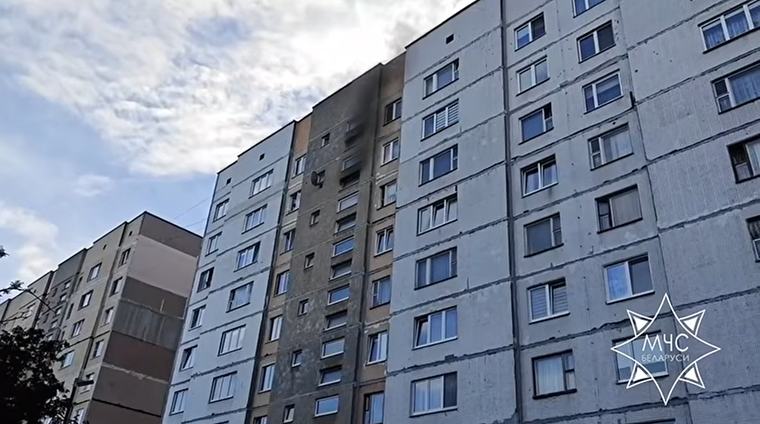В Гродно горела квартира, ее хозяин с травмами госпитализирован