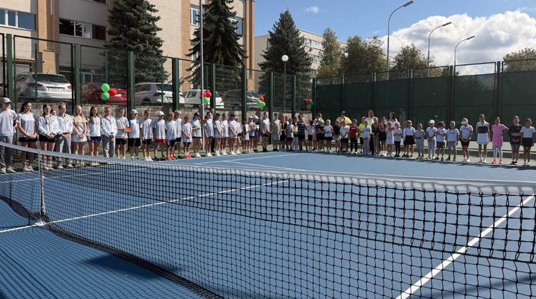 Для завоевания новых вершин. Новые теннисные корты открыли в Гродно